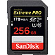 SanDisk Carte mémoire SDXC Extreme PRO UHS-I U3 256 Go Carte mémoire SDXC UHS-I U3 classe 10 256 Go