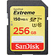 SanDisk Carte mémoire SDXC Extreme UHS-I U3 256 Go Carte mémoire SDXC UHS-I U3 classe 10 256 Go