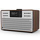 Revo SuperCD Noyer/Argent Système tout-en-un 40 Watts - Lecteur CD- Tuner FM/DAB+ - Wi-Fi/Bluetooth - Multiroom