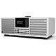Revo SuperSystem Blanco/Plata mate Sistema todo en uno de 80 vatios - Sintonizador FM/DAB+ - Wi-Fi/Bluetooth/DLNA - Multiroom