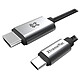 XtremeMac USB-C vers HDMI Câble USB-C vers HDMI - Mâle / Mâle - 1 mètre