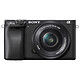 Sony Alpha 6400 + 16-50 mm Appareil photo hybride 24.2 MP - Ecran tactile LCD 3" inclinable - Viseur OLED - Vidéo Ultra HD HDR - Wi-Fi/Bluetooth/NFC + Objectif 16-50mm f/3.5-5.6 OSS