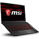 MSI GF75 Thin 9SC-201XFR Intel Core i5-9300H 16 Go SSD 256 Go + HDD 1 To 17.3" LED Full HD NVIDIA GeForce GTX 1650 4 Go Wi-Fi AC/Bluetooth Webcam FreeDOS