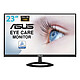 ASUS 23" LED - VZ239HE 1920 x 1080 pixels - 5 ms (gris à gris) - Format large 16/9 - Dalle IPS - Ultra Low Blue Light + Flicker Free - HDMI - Noir (garantie constructeur 3 ans)