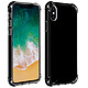 Akashi TPU Shell Ángulos reforzados Negra Apple iPhone Xs Max Funda protectora negra con esquinas reforzadas para Apple iPhone Xs Max