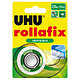 UHU Rollafix Dévidoir + Ruban Invisible - 7.5 m Dévidoir avec ruban adhésif invisible 19 mm x 7.5 m