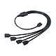 Akasa LED RGB extension cable 50 cm Splitter and extension cable for RGB LED connector (50 cm)