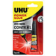UHU Power Glue Liquide Control Super colle instantanée ultra-rapide et résistante 3g