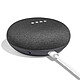 Google Home Mini Charbon Enceinte sans fil Wi-Fi et Bluetooth à commande vocale avec Assistant Google