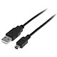 StarTech.com USB2HABM1M USB 2.0 Type-A to mini-B cable (Mle/Mle - 1 m)