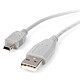 StarTech.com USB2HABM1 Câble USB 2.0 Type-A vers mini-B (Mâle/Mâle - 30 cm)