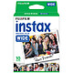 Fujifilm instax Wide Películas de formato XXL para cámaras de formato instax WIDE 210 e instax WIDE 300 - 10 fotogramas