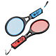 Steelplay Switch Tennis Racket (par 2) Lot de 2 raquettes de tennis pour Nintendo Switch
