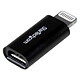StarTech.com USBUBLTADPB Adaptateur Lightning vers micro-USB pour iPhone / iPod / iPad