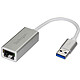 StarTech.com Adaptateur réseau Gigabit Ethernet 10/100/1000 Mbps (USB 3.0) Adaptateur réseau Gigabit Ethernet (USB 3.0) - Argent