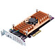 QNAP QM2-2P-384 Carte d'extension dual SSD M.2 PCIe NVMe type 2280