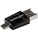 StarTech.com  Lecteur/Adaptateur microSD USB vers micro USB / USB Lecteur de carte mémoire microSD USB 2.0 - Adaptateur micro USB / USB