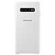 Samsung Coque Silicone Blanc Galaxy S10+ Coque en silicone pour Samsung Galaxy S10+