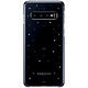 Samsung LED Cover Noir Galaxy S10 Coque avec affichage LED décoratif pour Samsung Galaxy S10