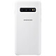 Samsung Coque Silicone Blanc Galaxy S10 Coque en silicone pour Samsung Galaxy S10