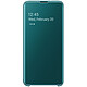 Samsung Clear View Cover Verde Galaxy S10e Maletín con indicador de fecha/hora y función de soporte para el Samsung Galaxy S10e