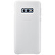 Samsung Coque Cuir Blanc Samsung Galaxy S10e Coque en cuir véritable pour Samsung Galaxy S10e