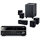 Yamaha RX-V485 Noir + Magnat Cinemotion 510 Ampli-tuner Home Cinéma 5.1 3D 80 Watts - Dolby TrueHD / DTS-HD Master Audio - 4 x HDMI 2.0 HDCP 2.2 - HDR 10/Dolby Vision/HLG - Bluetooth/Wi-Fi/AirPlay - MusicCast - YPAO + Pack d'enceintes 5.1