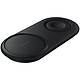 Samsung Wireless Charger Duo Pad Noir Chargeur à induction ultra-plat avec charge rapide compatible Samsung Galaxy S10 / S10+ / S10e