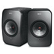 KEF LSX Wireless Black Compact wireless active library speakers with Wi-Fi, Bluetooth and AirPlay 2