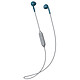 JVC HA-F19BT Blue/Grey Bluetooth wireless in-ear earphones with remote control and microphone