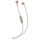JVC HA-F19BT Pink/Grey Bluetooth wireless in-ear earphones with remote control and microphone