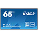 iiyama 65" LED - ProLite LH6550UHS-B1 3840 x 2160 pixels 16:9 - AMVA3 - 4000:1 - 8 ms - HDMI/DisplayPort - Ethernet - Haut-parleurs intégrés - 24/7 - Noir