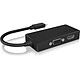 ICY BOX IB-DK2103-C Adaptateur vidéo USB Type C vers HDMI/VGA