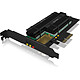 ICY BOX IB-PCI215M2-HSL Carte PCI Express avec 2 emplacements M.2 (1x SATA III / 1x PCIe NVMe 4.0 4x)