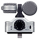 Zoom iQ7 Micrófono de condensador estéreo de centro/lateral con conector de relámpago para dispositivos iOS