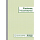 Exacompta Manifold Factures Micro-Entrepreneur 21 x 14.8 cm Carnet factures au format A5 - 21 x 14.8 cm - 50 feuillets dupli autocopiants - mention TVA