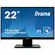 iiyama 21.5" LED Tactile - ProLite T2252MSC-B1 1920 x 1080 pixels - Tactile MultiTouch - 7 ms - Format large 16/9 - Dalle IPS - HDMI - DisplayPort - Noir
