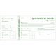  Exacompta Booklet Stub Rent Receipts 10.1 x 16.5 cm