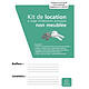 Exacompta Rental Kit No Furniture 30 x 21.5 cm Kit for Non-Furniture Rental - 30 x 21.5 cm - 3 contract sheets - 2 sets of self-copying inventory of fixtures