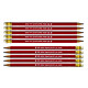 HB graphite pencil with eraser x120 Set of 120 HB wooden pencils with eraser