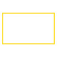 Magn-it Contour Yellow X10 Block of 10 shiny magnetic notes