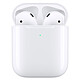 Apple AirPods 2 - Wireless charging case Bluetooth wireless in-ear earphones with integrated microphone and wireless charging case