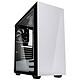 Kolink Stronghold White White medium tower box with tempered glass centre