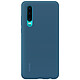 Huawei Silicone Case Magnética Azul P30 Contraportada magnética de silicona rígida para Huawei P30 