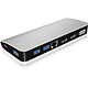 ICY BOX IB-DK2303-C Station d'accueil pour ordinateur USB Type-C - USB 3.0 + Gigabit Ethernet + HDMI/DP//VGA - Compatible Power Delivery 2.0 (60W)