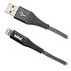 LDLC LED Flex Cable USB/Lightning LED - 2 m Cable de carga y sincronización para iPhone / iPad / iPod con conector Lightning