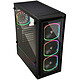 Enermax StarryFort Caja de torre media Gamer con ventana de vidrio templado y LED ARGB - Negro