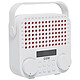 CGV DR15+ Blanc Radio-réveil numérique FM/DAB+ avec entrée AUX