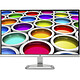HP 27" LED - 27EA 1920 x 1080 pixels - 7 ms (gris à gris) - Format large 16/9 - Dalle IPS - Dual HDMI - Blanc/Argent