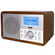 CGV DR25i Radio-réveil FM/RDS avec Wi-Fi, DLNA, port USB et entrée AUX